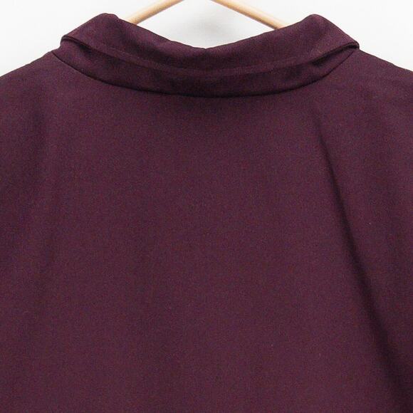 Harrington Windbreaker Jacket Flannel-Lined Burgundy Men’s XL Travel Layer - Picture 14 of 15